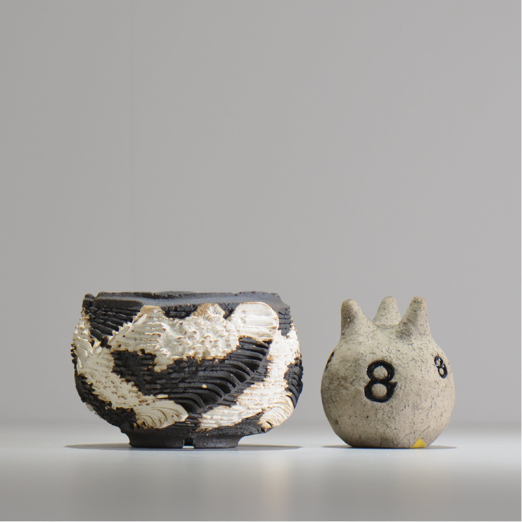 菊地元野 / DANSOU GLOSS ツートン / kg_dt37_s /  約φ10.5cm / 植木鉢