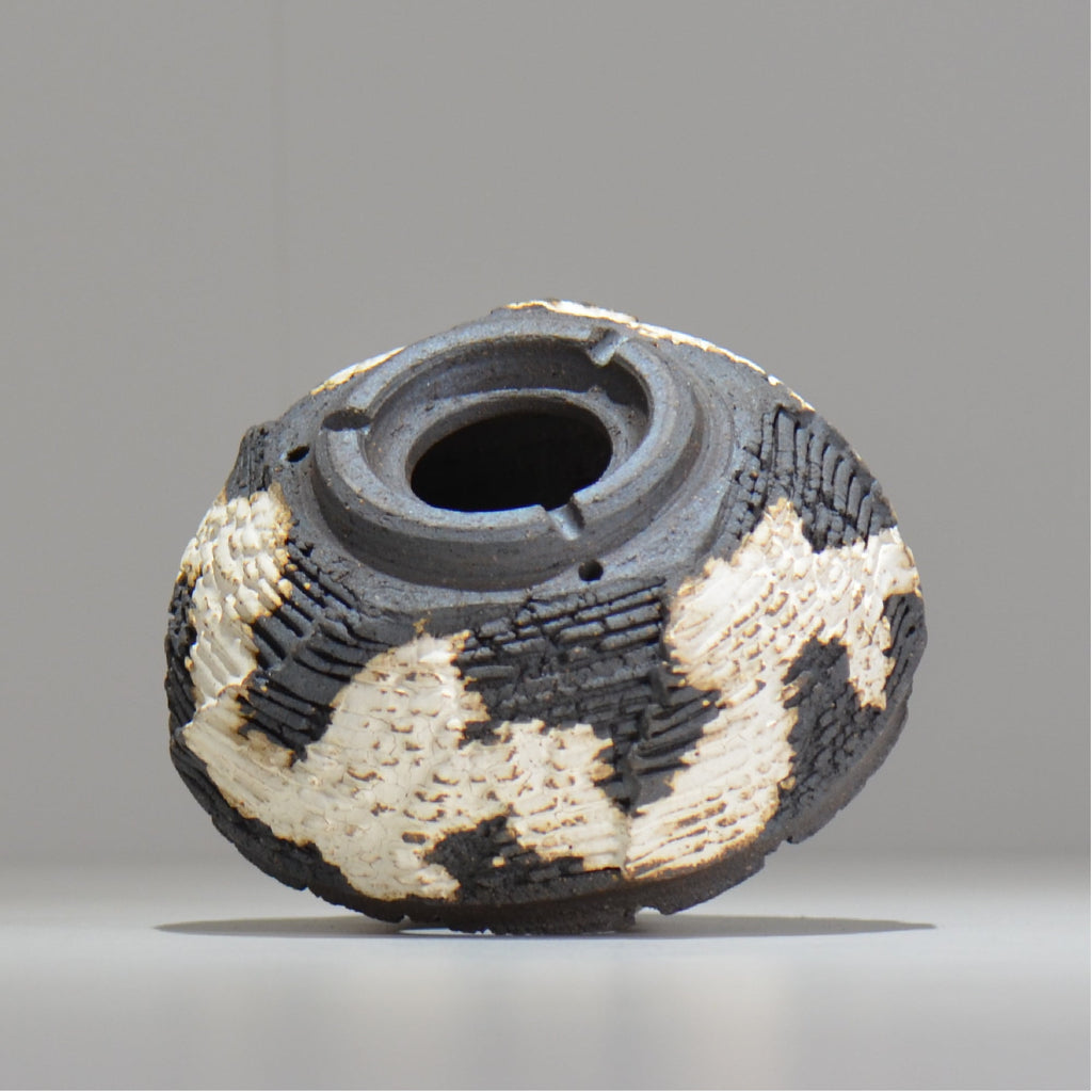 菊地元野 / DANSOU GLOSS ツートン / kg_dt39_m /  約φ13.3cm / 植木鉢