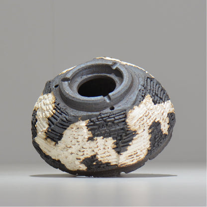 菊地元野 / DANSOU GLOSS ツートン / kg_dt39_m /  約φ13.3cm / 植木鉢