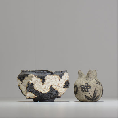 菊地元野 / DANSOU GLOSS ツートン / kg_dt41_s /  約φ11cm / 植木鉢