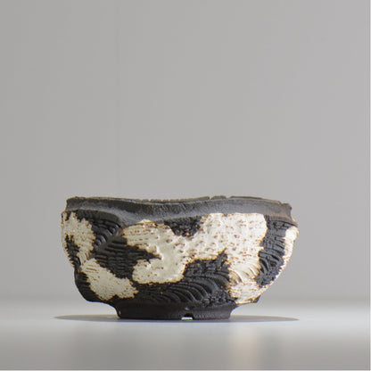 菊地元野 / DANSOU GLOSS ツートン / kg_dt48_m /  約φ14.5cm / 植木鉢