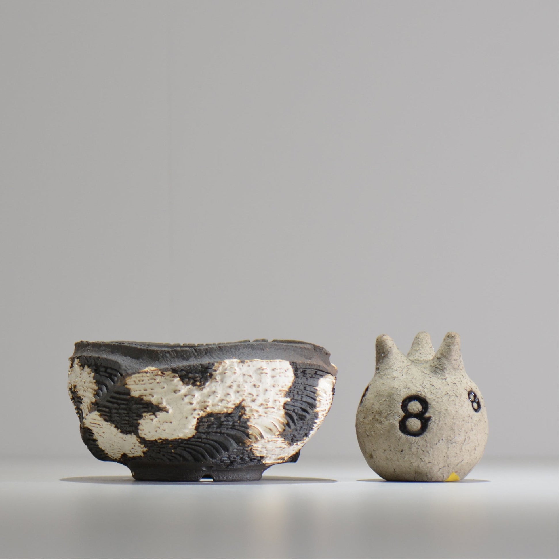 菊地元野 / DANSOU GLOSS ツートン / kg_dt48_m /  約φ14.5cm / 植木鉢