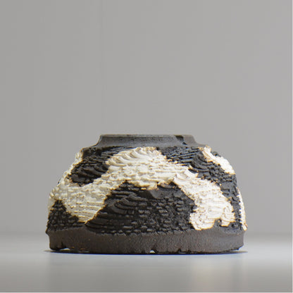 菊地元野 / DANSOU GLOSS ツートン / kg_dt49_m /  約φ14cm / 植木鉢