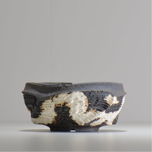 菊地元野 / DANSOU GLOSS ツートン / kg_dt50_m /  約φ14.5cm / 植木鉢