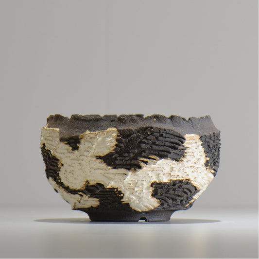 菊地元野 / DANSOU GLOSS ツートン / kg_dt52_m /  約φ14cm / 植木鉢