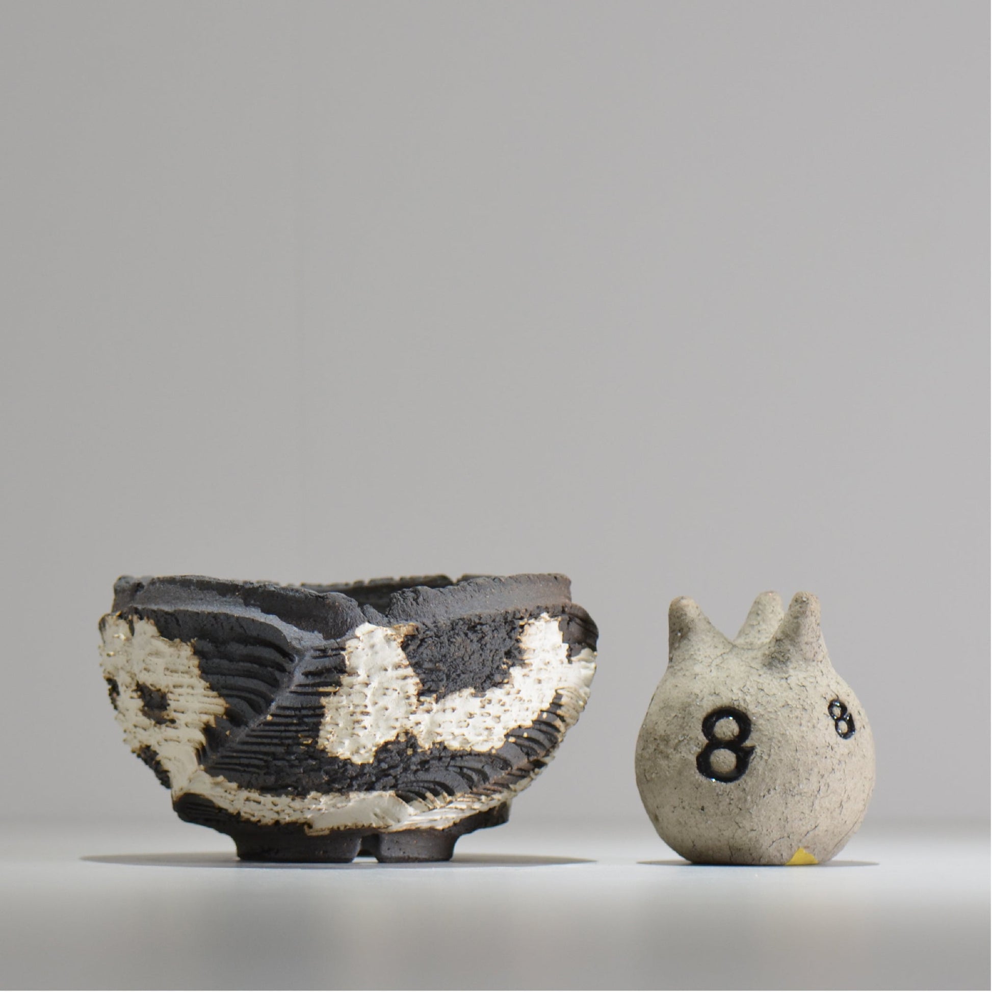 菊地元野 / DANSOU GLOSS ツートン / kg_dt55_m /  約φ14cm / 植木鉢