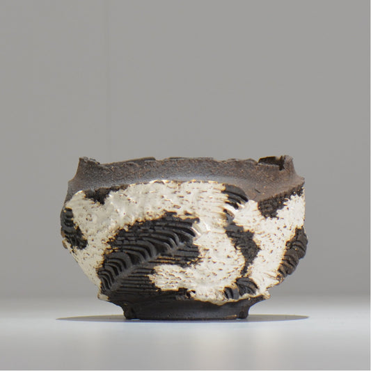菊地元野 / DANSOU GLOSS ツートン / kg_dt57_s /  約φ11.5cm / 植木鉢