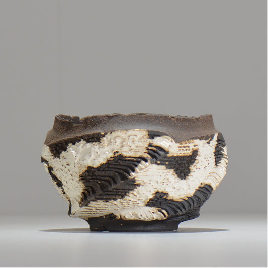 菊地元野 / DANSOU GLOSS ツートン / kg_dt57_s /  約φ11.5cm / 植木鉢