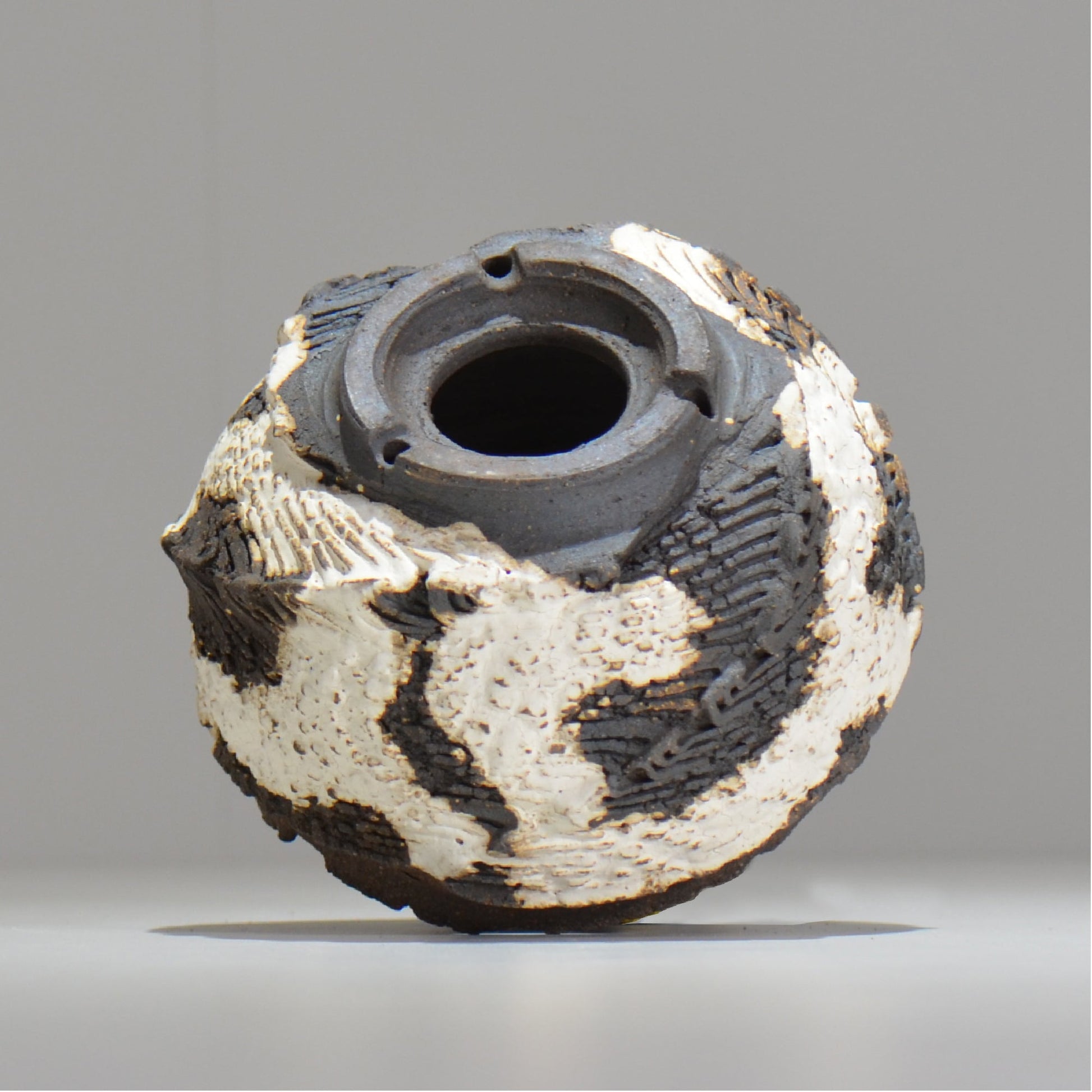 菊地元野 / DANSOU GLOSS ツートン / kg_dt57_s /  約φ11.5cm / 植木鉢