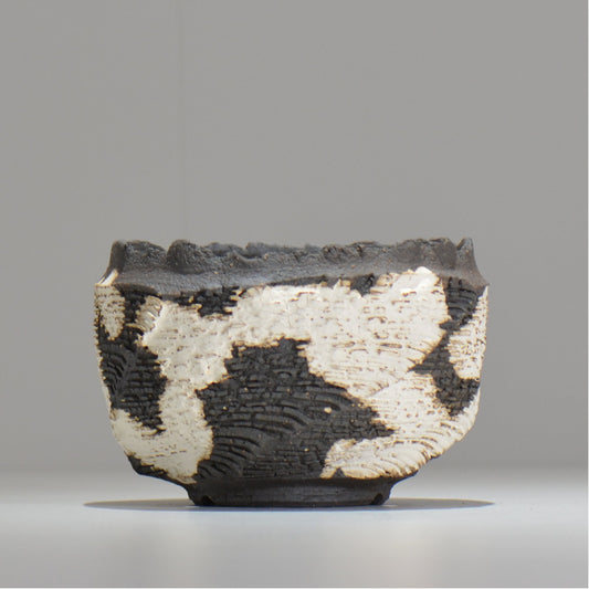 菊地元野 / DANSOU GLOSS ツートン / kg_dt58_m /  約φ13cm / 植木鉢