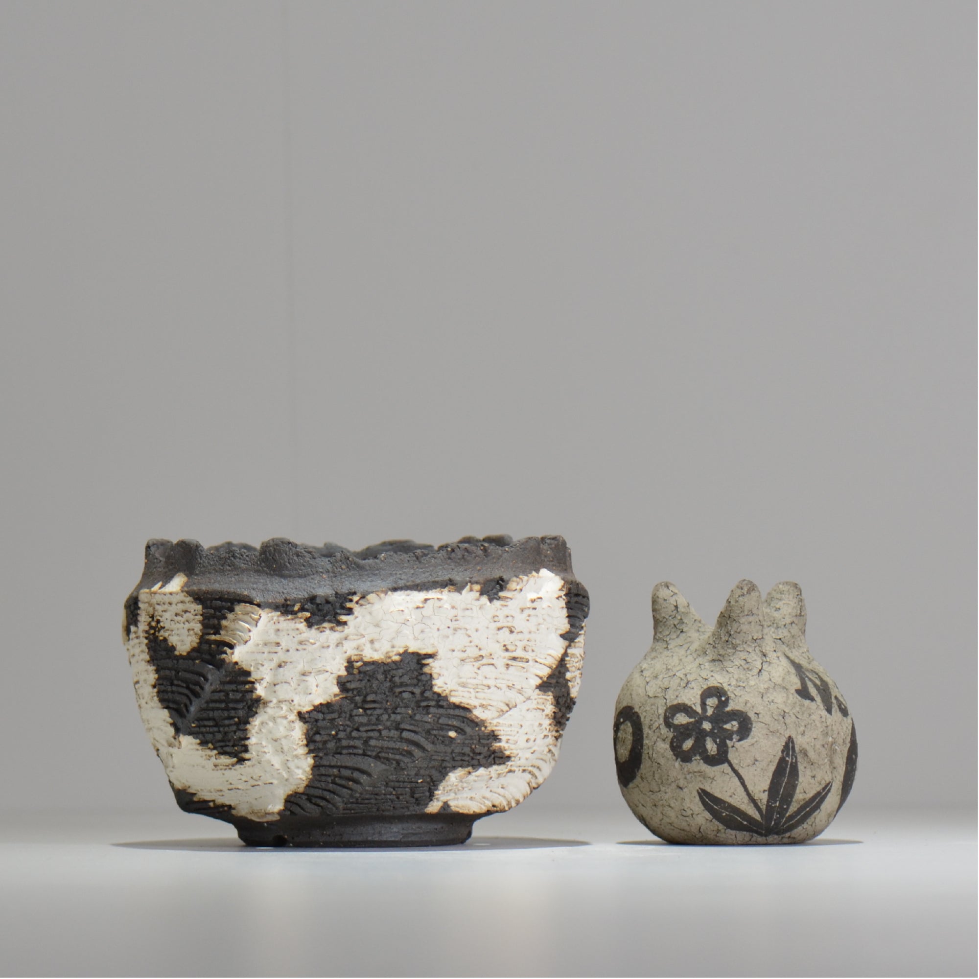 菊地元野 / DANSOU GLOSS ツートン / kg_dt58_m /  約φ13cm / 植木鉢