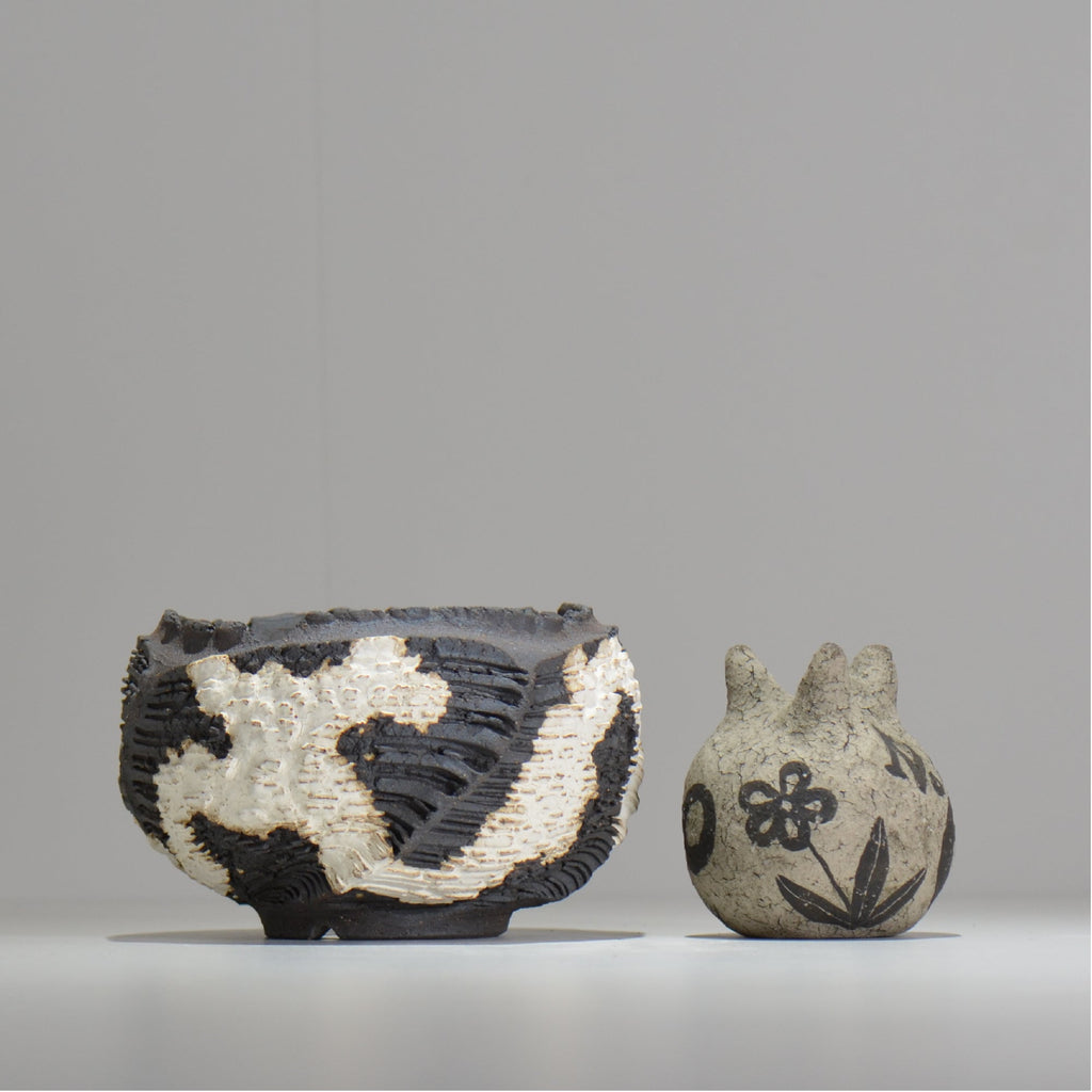 菊地元野 / DANSOU GLOSS ツートン / kg_dt59_s /  約φ12cm / 植木鉢