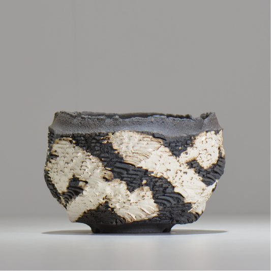 菊地元野 / DANSOU GLOSS ツートン / kg_dt62_m /  約φ12.5cm / 植木鉢