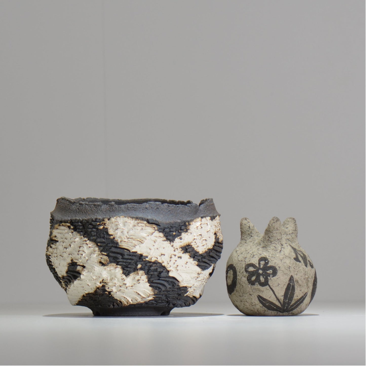 菊地元野 / DANSOU GLOSS ツートン / kg_dt62_m /  約φ12.5cm / 植木鉢