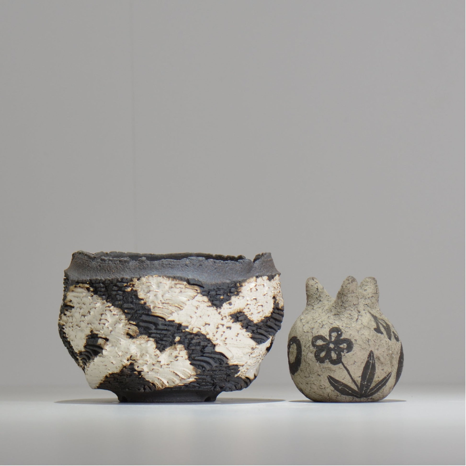 菊地元野 / DANSOU GLOSS ツートン / kg_dt62_m /  約φ12.5cm / 植木鉢