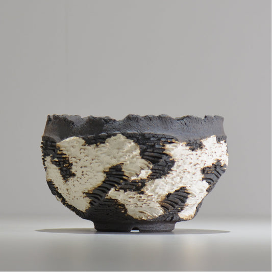 菊地元野 / DANSOU GLOSS ツートン / kg_dt64_l /  約φ15.5cm / 植木鉢