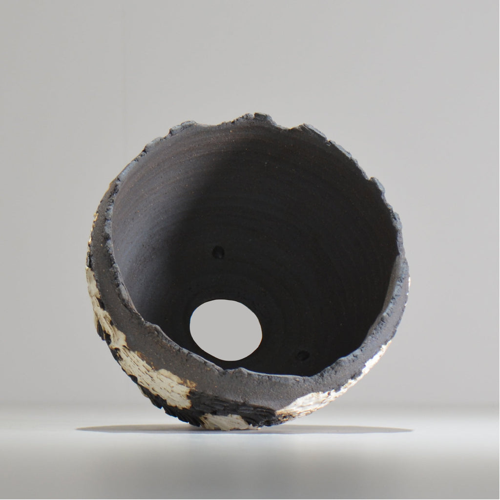 菊地元野 / DANSOU GLOSS ツートン / kg_dt64_l /  約φ15.5cm / 植木鉢