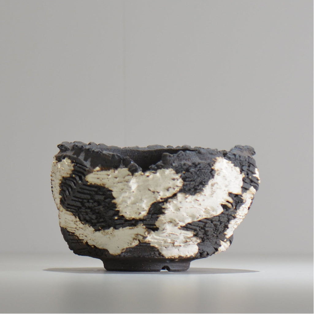 菊地元野 / DANSOU GLOSS ツートン / kg_dt65_m /  約φ15cm / 植木鉢