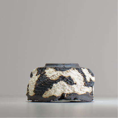 菊地元野 / DANSOU GLOSS ツートン / kg_dt66_m /  約φ15cm / 植木鉢