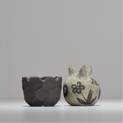 菊地元野 / CUTTY ①/ SS /  約φ8cm / 植木鉢