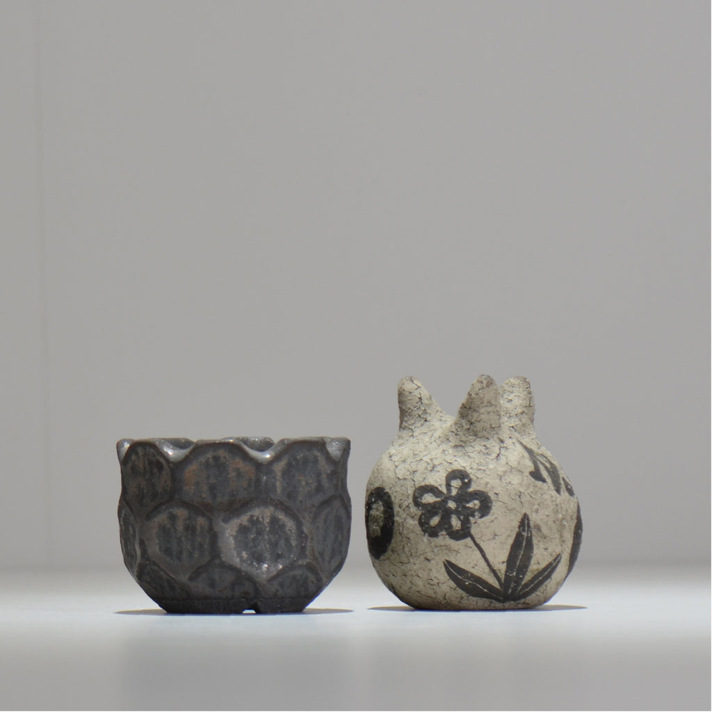 菊地元野 / CUTTY ④/ SS /  約φ8cm / 植木鉢