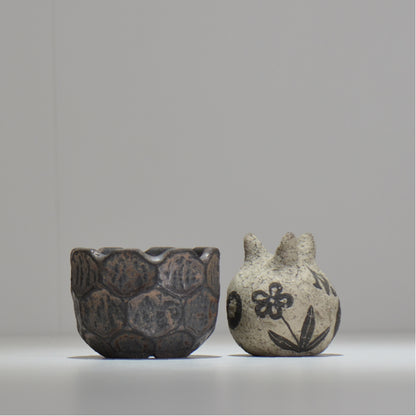 菊地元野 / CUTTY ⑤/ S/  約φ10cm / 植木鉢