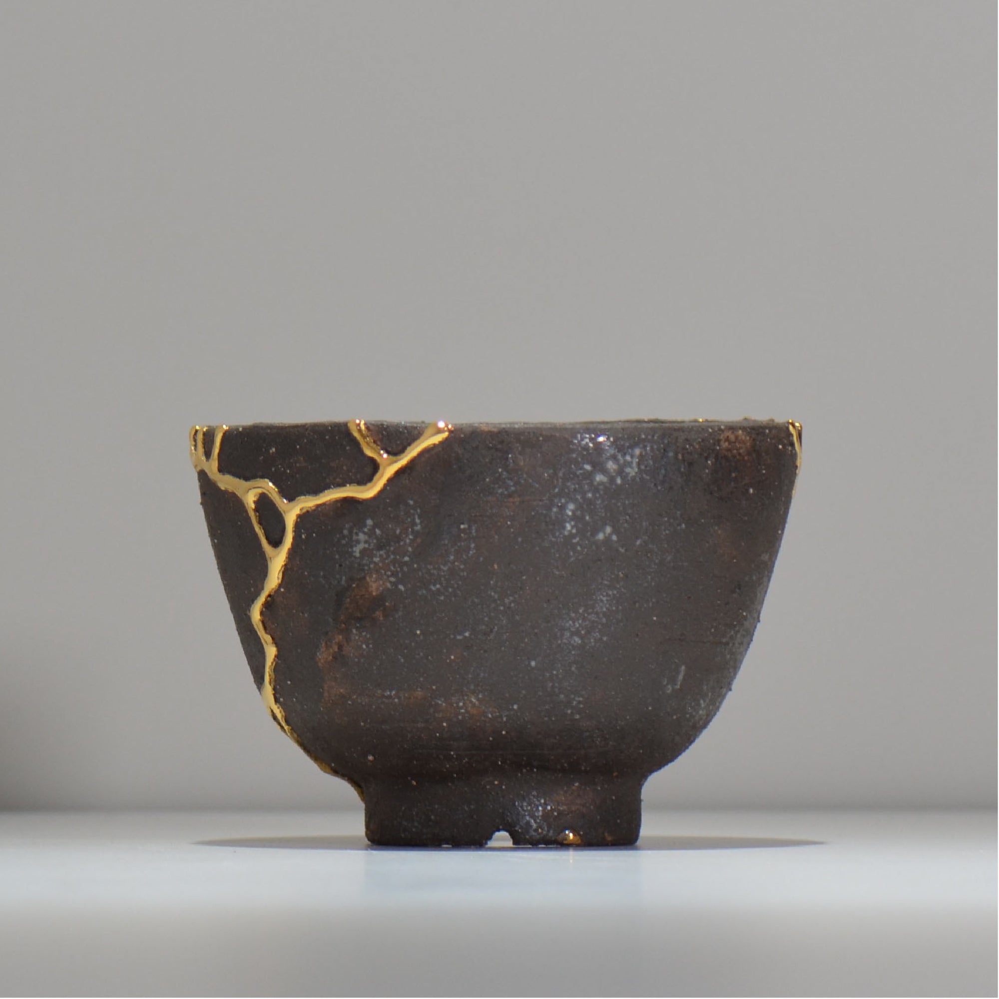 イムサエム　作家陶器　草花絵　中鉢 約15センチ　3点セット（欠け有） キタマクラ研究所 / Vernacular / kl1_v07_m / 約 φ13.3cm / 植木鉢