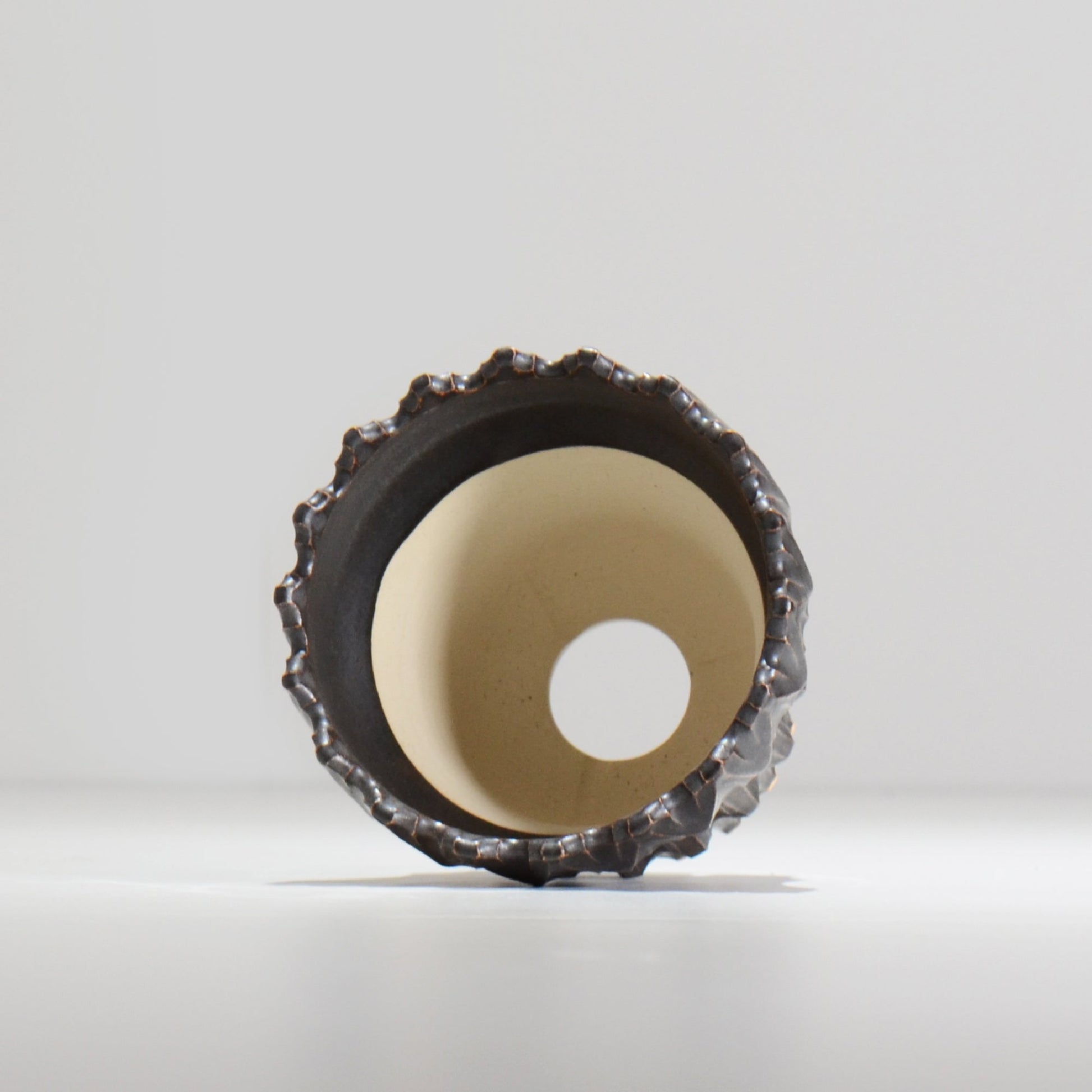 中野 明彦 / KIRIKO_d16 / 約 φ10.3cm / S / ブラック / 植木鉢