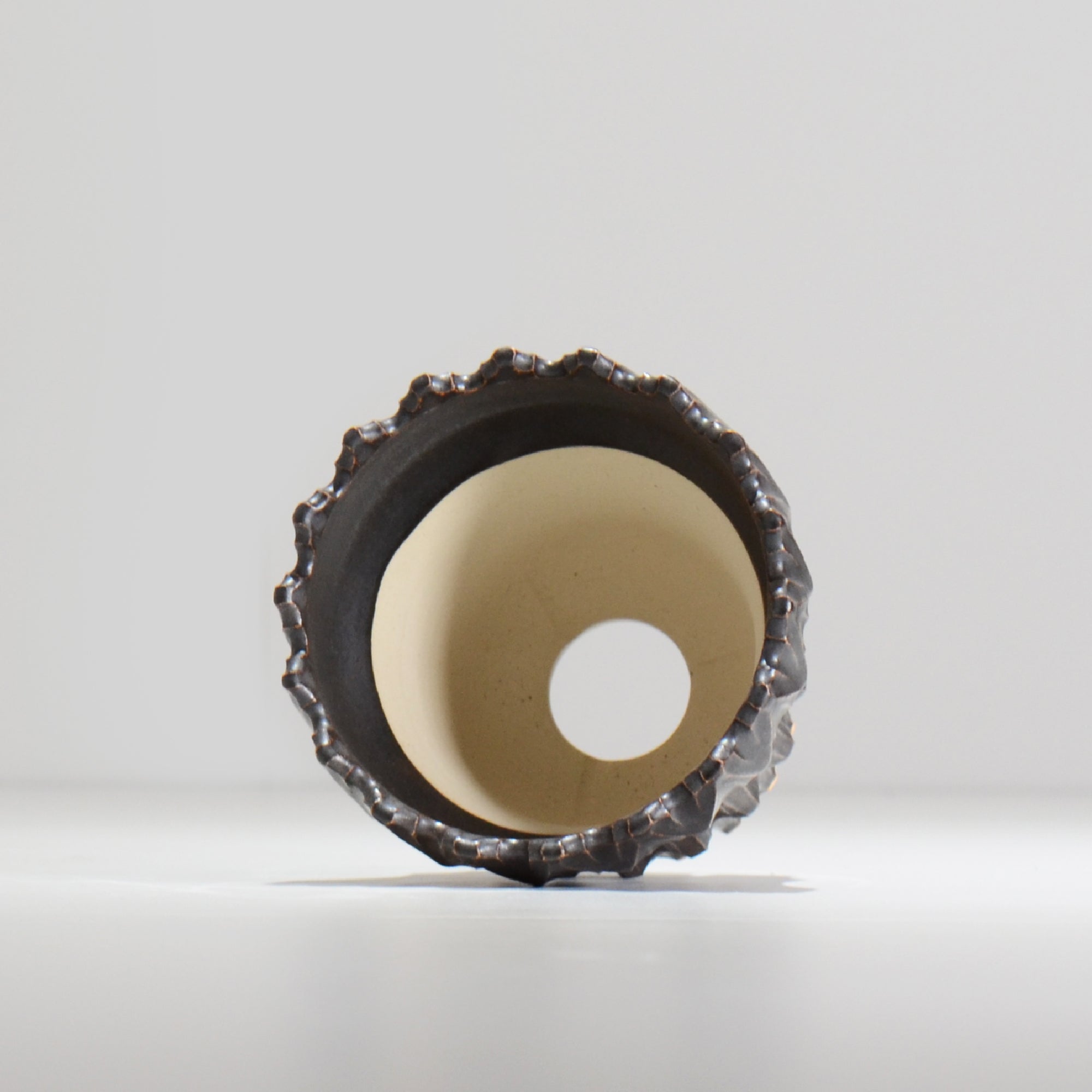中野 明彦 / KIRIKO_d16 / 約 φ10.3cm / S / ブラック / 植木鉢