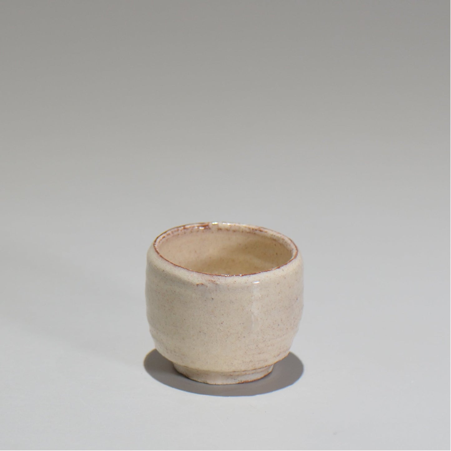 川合 牧人 / 粉引お猪口 / km_04
