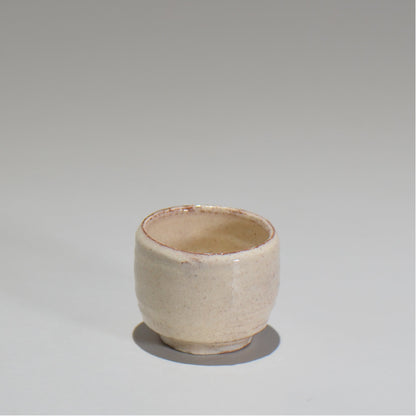 川合 牧人 / 粉引お猪口 / km_04