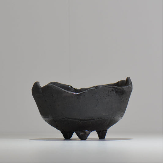 川合牧人 / UROKO POT BLACK / km_urkb01_m / 約φ13cm / 植木鉢