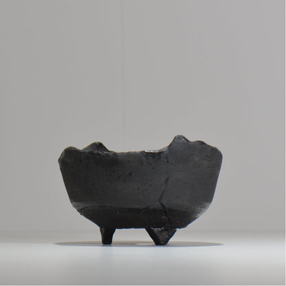 川合牧人 / UROKO POT BLACK / km_urkb01_m / 約φ13cm / 植木鉢