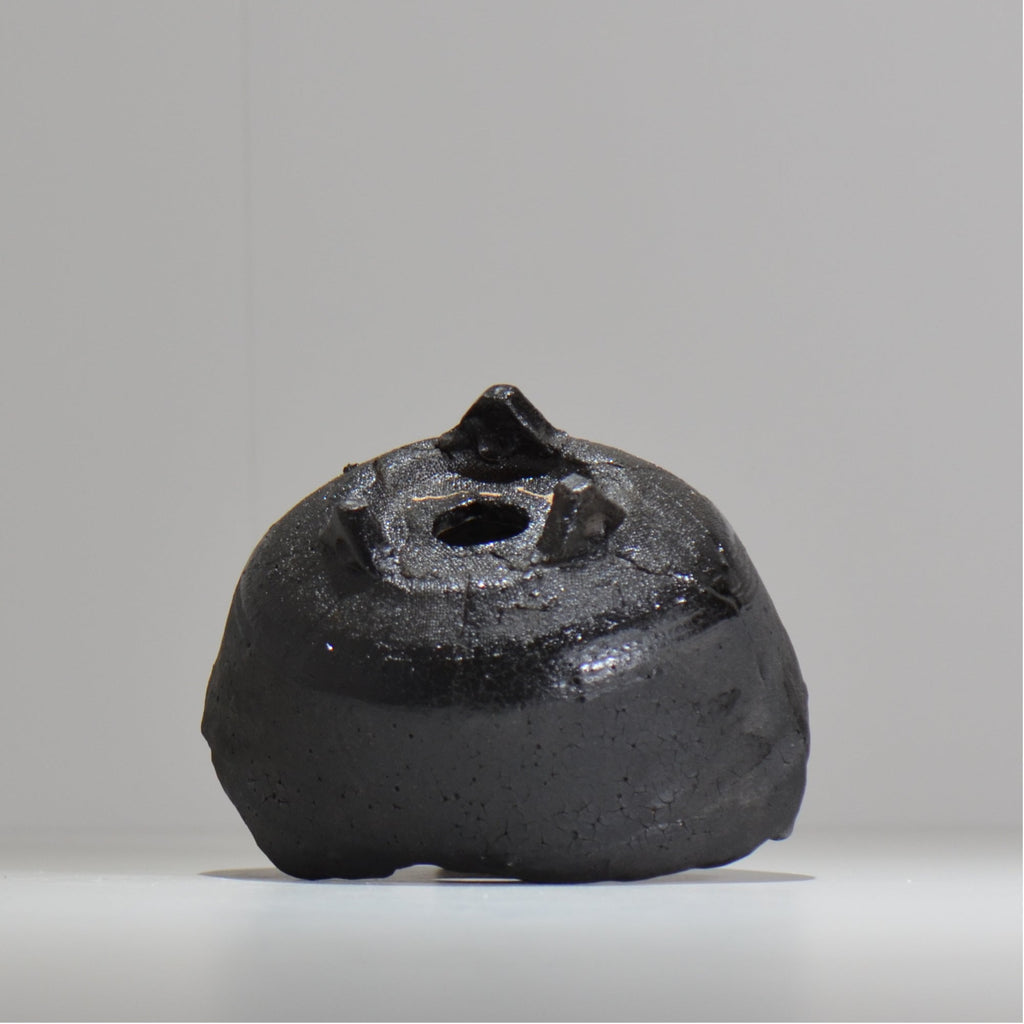 川合牧人 / UROKO POT BLACK / km_urkb01_m / 約φ13cm / 植木鉢