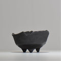 川合牧人 / UROKO POT BLACK / km_urkb02_m / 約φ13.5cm / 植木鉢