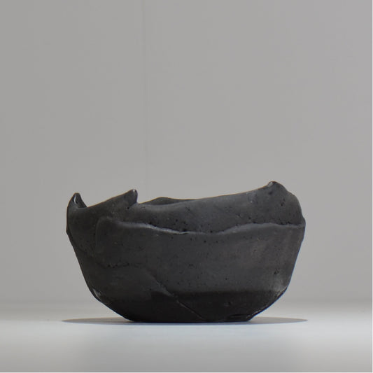 川合牧人 / UROKO POT BLACK / km_urkb05_m / 約φ13cm / 植木鉢