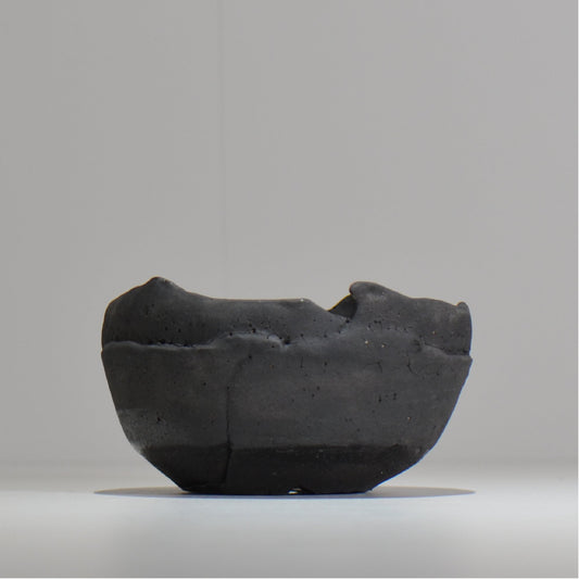 川合牧人 / UROKO POT BLACK / km_urkb05_m / 約φ13cm / 植木鉢