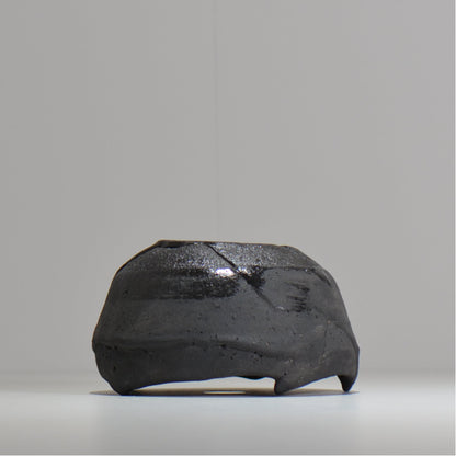 川合牧人 / UROKO POT BLACK / km_urkb05_m / 約φ13cm / 植木鉢