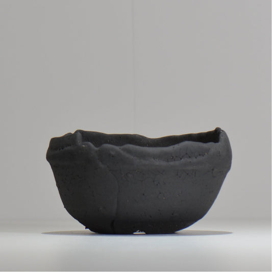 川合牧人 / UROKO POT BLACK / km_urkb06_m / 約φ14cm / 植木鉢