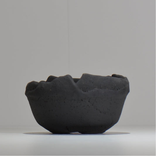 川合牧人 / UROKO POT BLACK / km_urkb06_m / 約φ14cm / 植木鉢