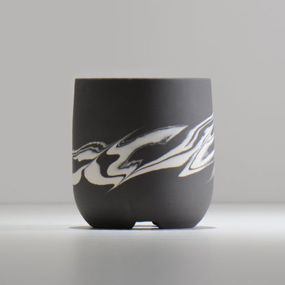 山本真郎 / 黒仙-kokusen019 / M / 約φ10.2cm / 植木鉢