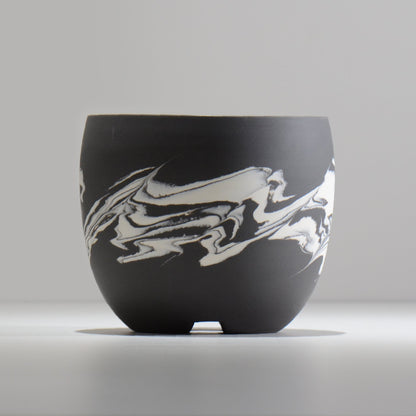 山本真郎 / 黒仙-kokusen023 / L / 約φ14.8cm / 植木鉢