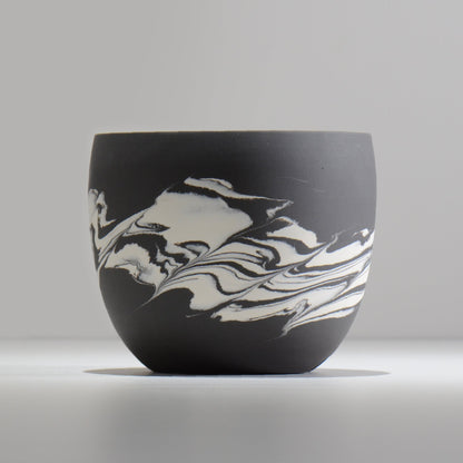 山本真郎 / 黒仙-kokusen023 / L / 約φ14.8cm / 植木鉢