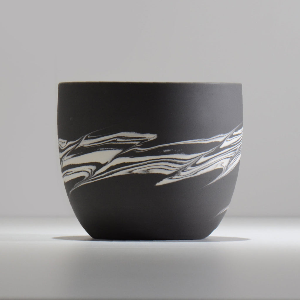 山本真郎 / 黒仙-kokusen024 / L / 約φ15.3cm / 植木鉢
