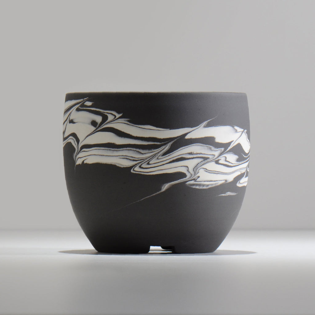 山本真郎 / 黒仙-kokusen025 / L / 約φ14.7cm / 植木鉢