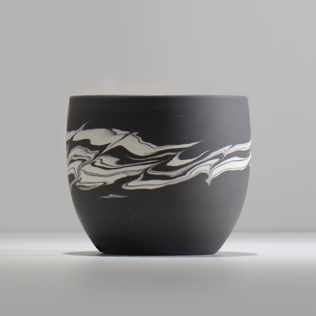 山本真郎 / 黒仙-kokusen025 / L / 約φ14.7cm / 植木鉢