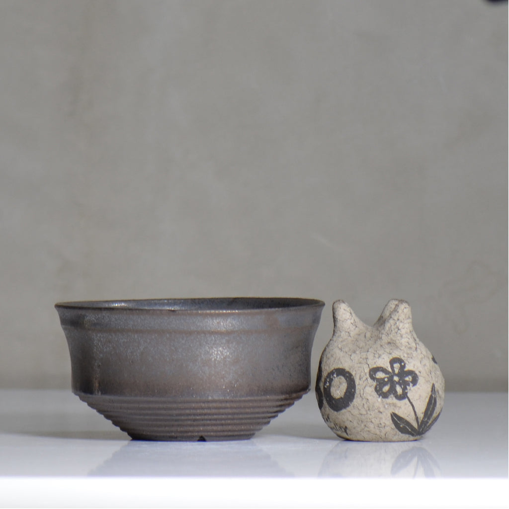 YATAGARASU / KOTETSU - 02 / L / 約 φ15.5cm / 植木鉢