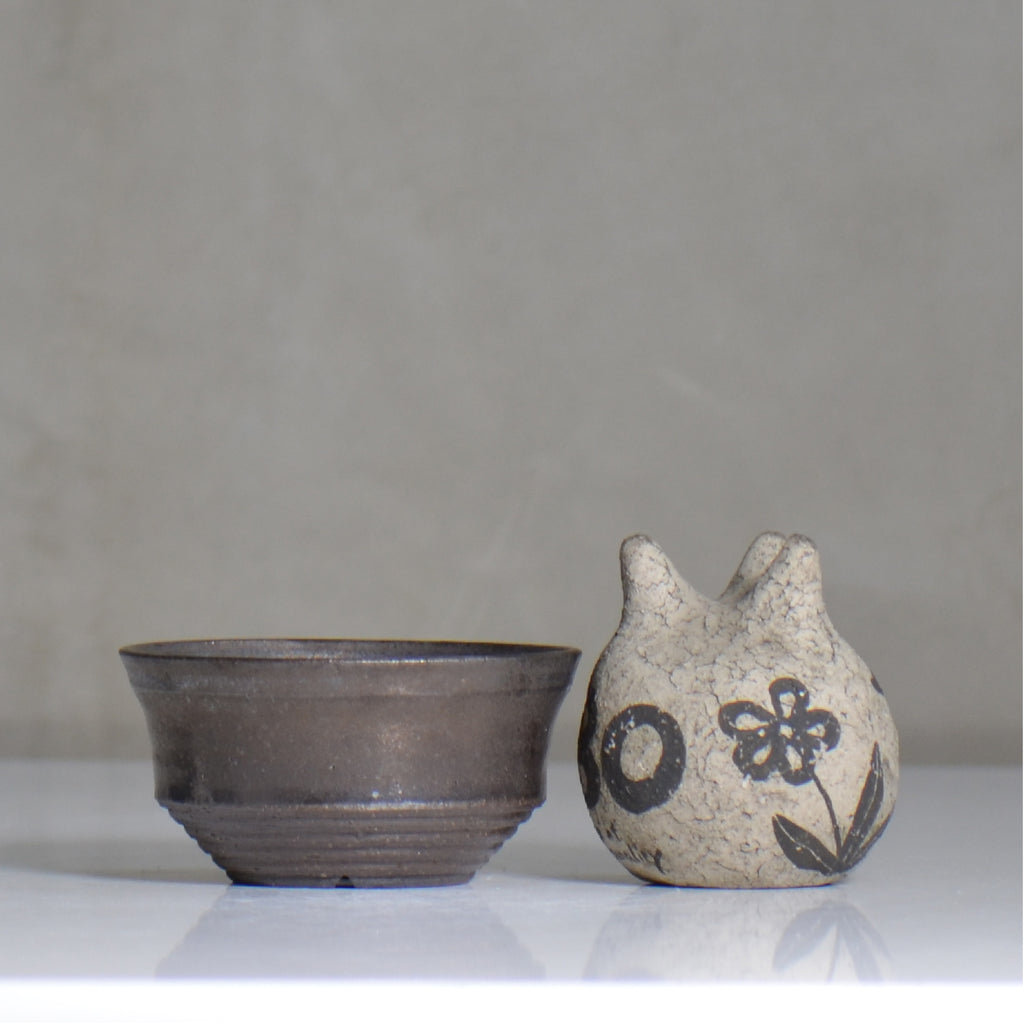 YATAGARASU / KOTETSU - 02 / S / 約 φ10.3cm /  植木鉢