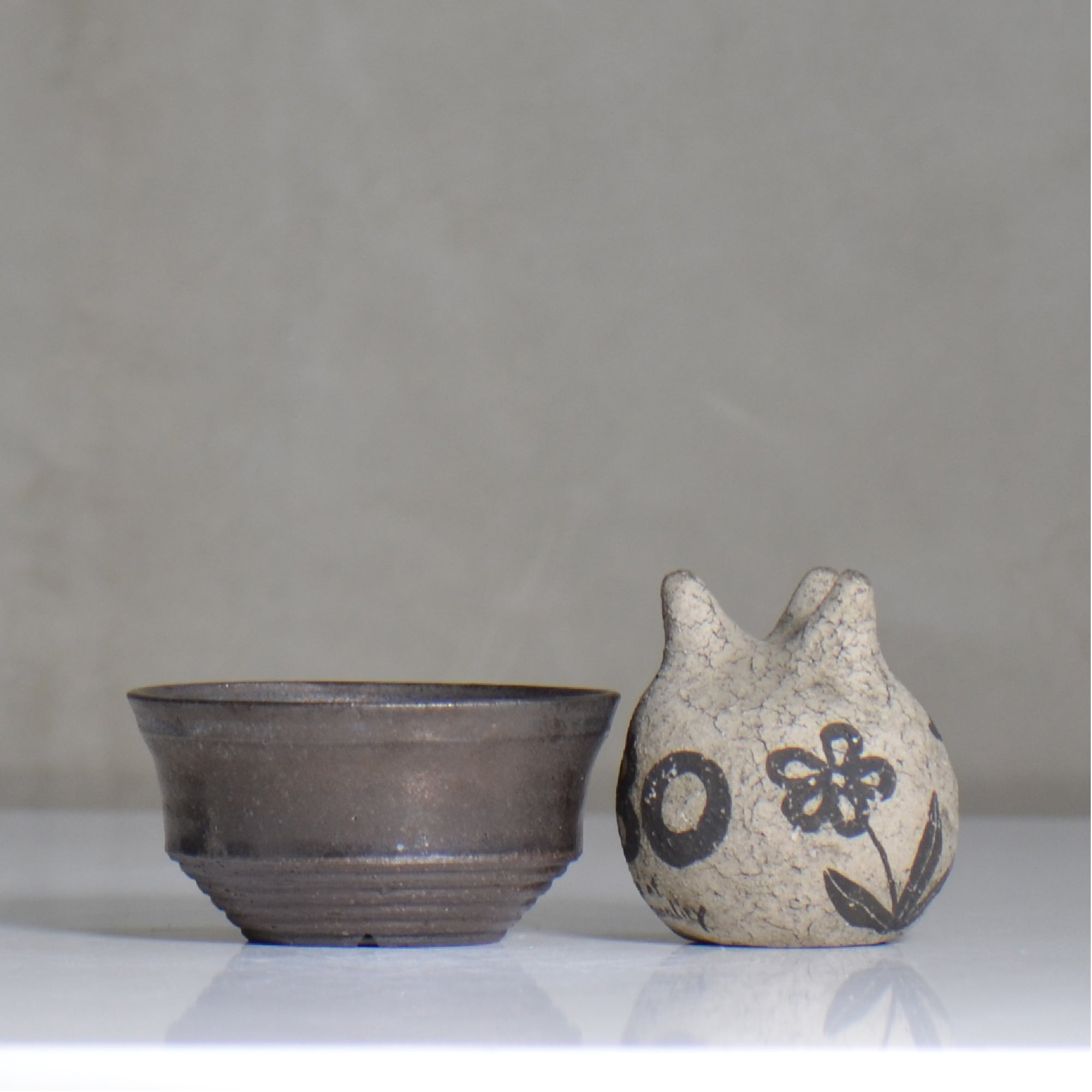 YATAGARASU / KOTETSU - 02 / S / 約 φ10.3cm /  植木鉢
