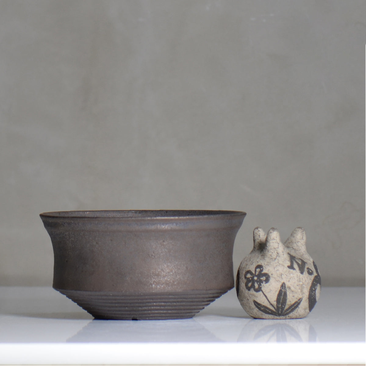 YATAGARASU / KOTETSU - 02 / XL / φ18.5cm /  植木鉢